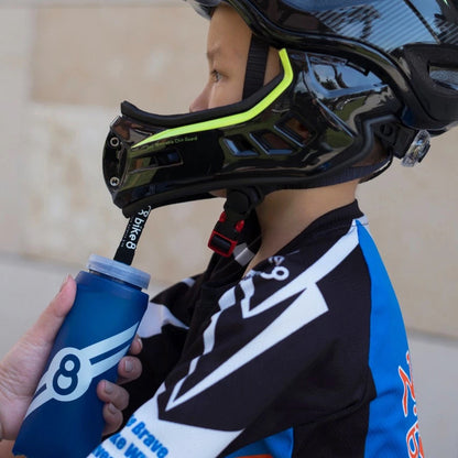 bike8 Full-Face Helmet Water Bottle with Long Spout